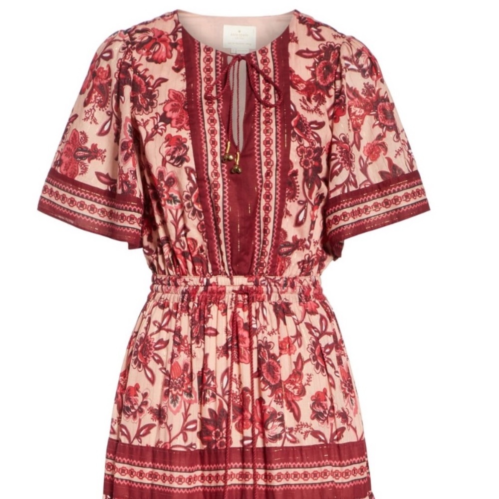 Kate Spade Paisley Blossom Floral Long Dress - Picture 6 of 6